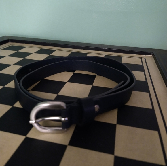 size M Black Belt Gennaro Di Palma Genuine Leather - Picture 14 of 16